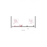 Душевая дверь BELBAGNO UNO-195-BF-3-120-P-Cr